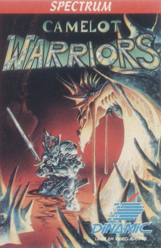 Camelot Warriors box art for Commodore 64
